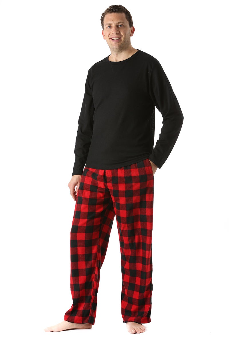 #followme 45910-1A-L Polar Fleece Pajama Pants Set for Men/Sleepwear/PJs - Image 2